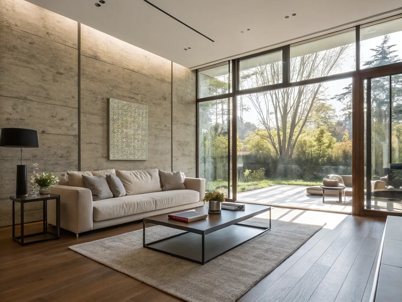 A beautifully staged and photographed living room in a modern residential property, showcasing bright, inviting spaces and high-end finishes, emphasizing the appeal to potential homebuyers.